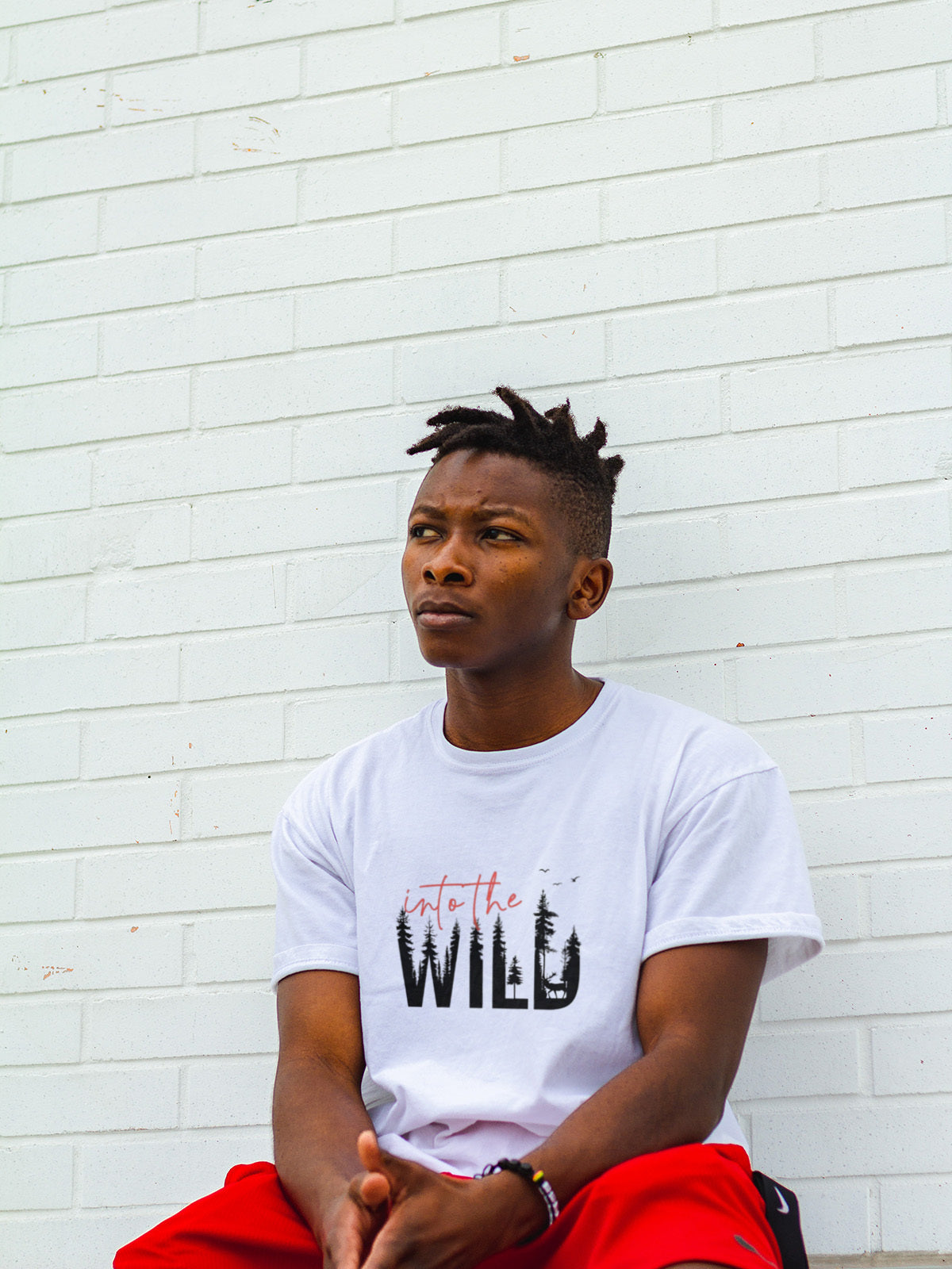 "into the wild" travel theme t-shirts