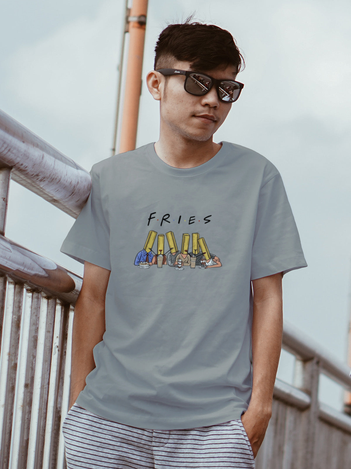 F.R.I.E.S parody T shirt