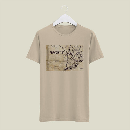 Asgard Map Vintage Graphic T-Shirt