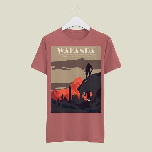 Wakanda Retro Art Graphic T-Shirt